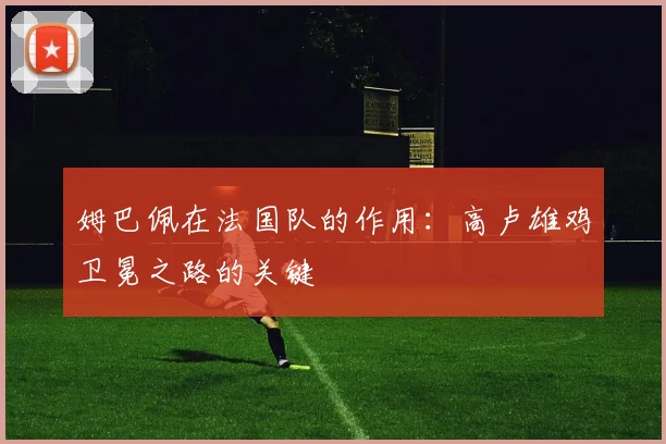 姆巴佩在法国队的作用：高卢雄鸡卫冕之路的关键
